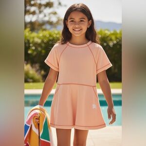 BURBERRYLittle Girl's & Girl's Kirsty Toweling Dress NWT Cute Sporty Beach Park